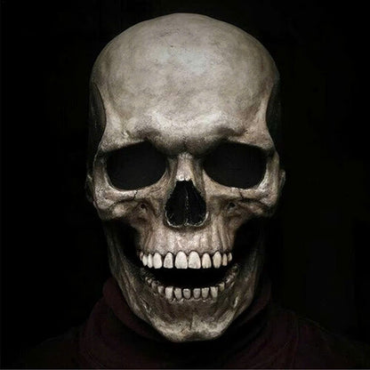 Movable Jaw Skull Mask for Halloween Party, Safe Material, Compact and Easy to Carry