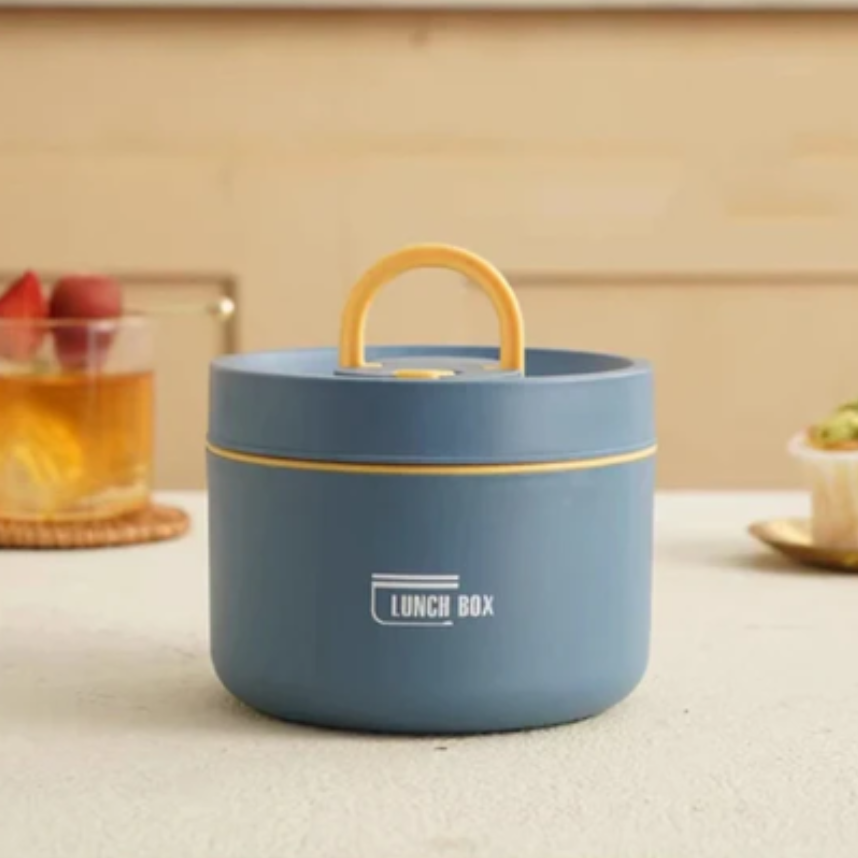 Spacious 3 Compartment Lunch Box - BPA Free and Leak Proof - Halri