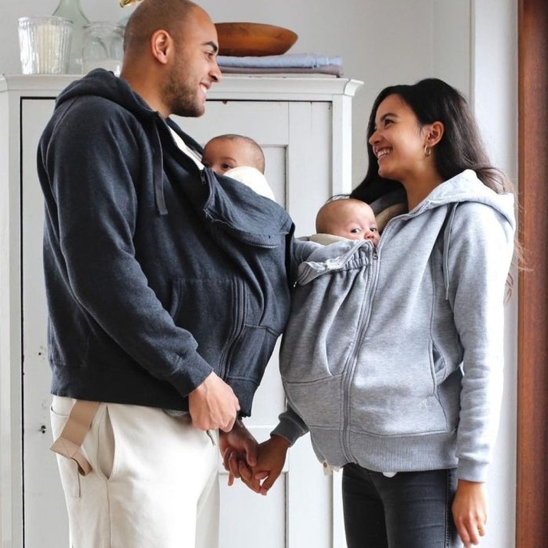 Comfortable Pregnancy Full Zip Hoodie
