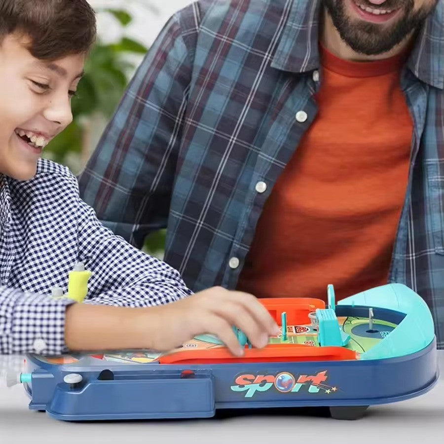 Multiplayer Pinball Toy with Electric Score Tracker, Diverse Obstacles, Smart Launching, Safe for Ages 7+