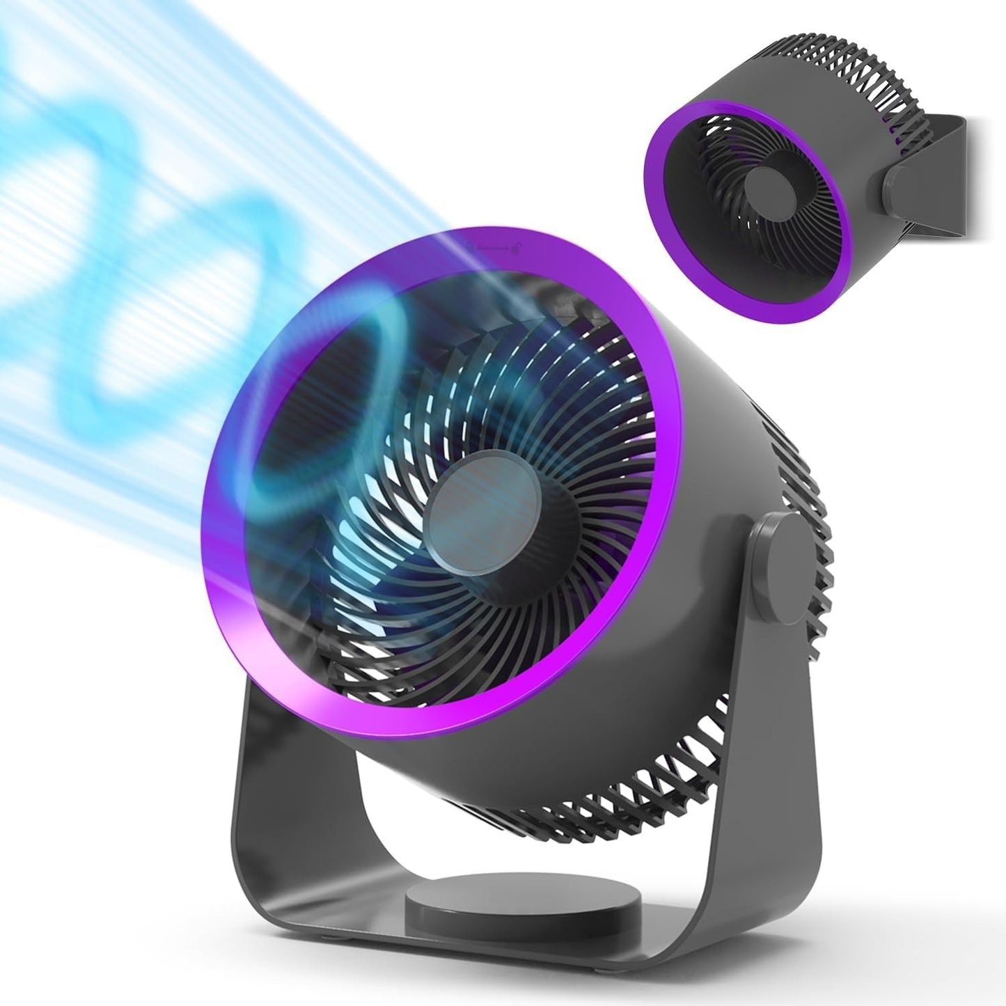Portable Rechargeable Ceiling Fan Quiet Air Circulator - Halri