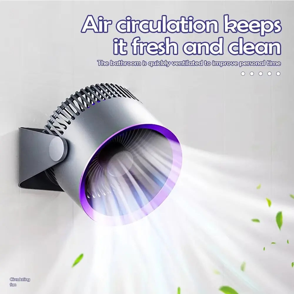 Multipurpose Electric Fan - 4000mAh Air Circulator Wireless Wall Ceiling Fan, Home Quiet Ventilator Desktop