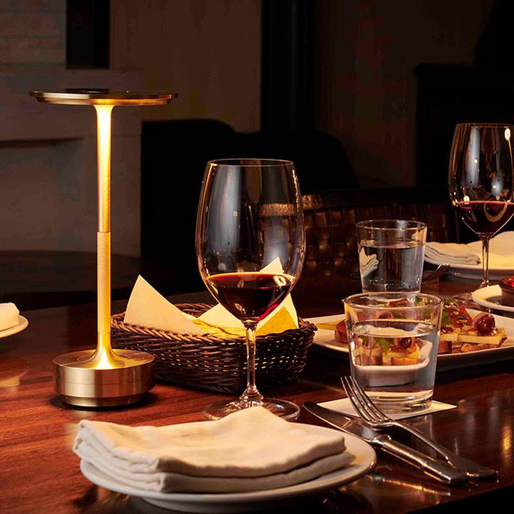 Compact Battery Table Light - Dimmable Bright Lamp - Halri