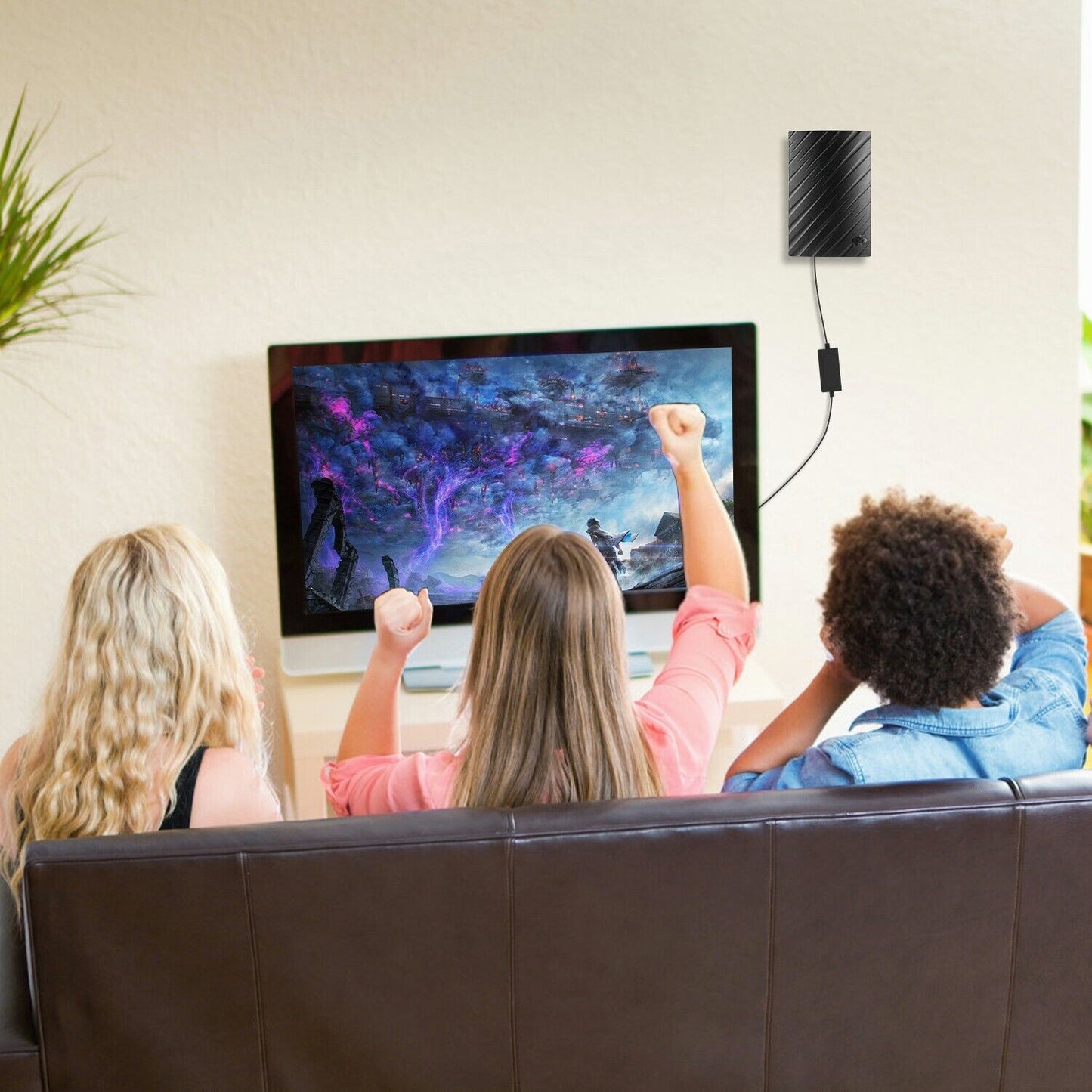 Strong Signal 4K HD TV Indoor Antenna 60 Mile Range