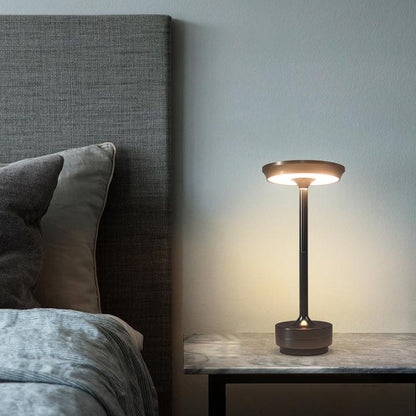 Compact Battery Table Light - Dimmable Bright Lamp