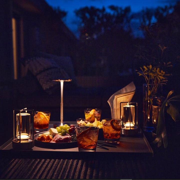 Compact Battery Table Light - Dimmable Bright Lamp