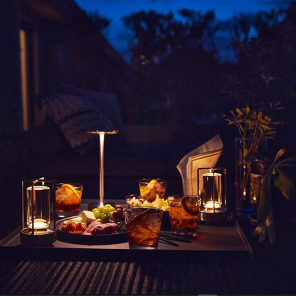 Compact Battery Table Light - Dimmable Bright Lamp