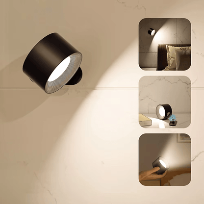 Modern Wireless LED Wall Lamp with Remote