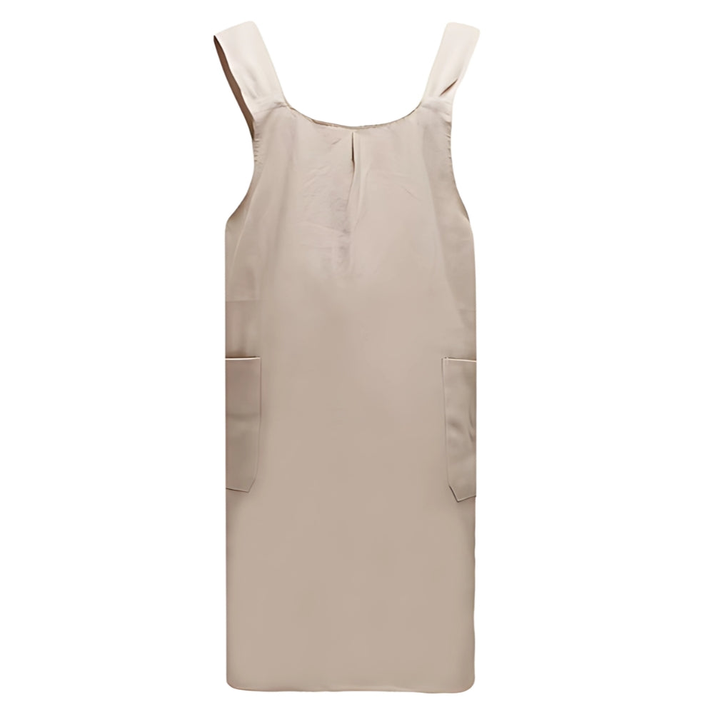 Simple Cross Back Apron Dress Asian Inspired Design