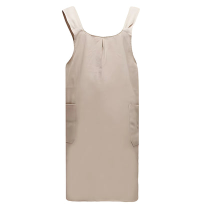 Simple Cross Back Apron Dress Asian Inspired Design