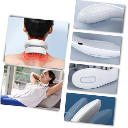 Compact Electronic Massage Pillow for Neck and Back Pain