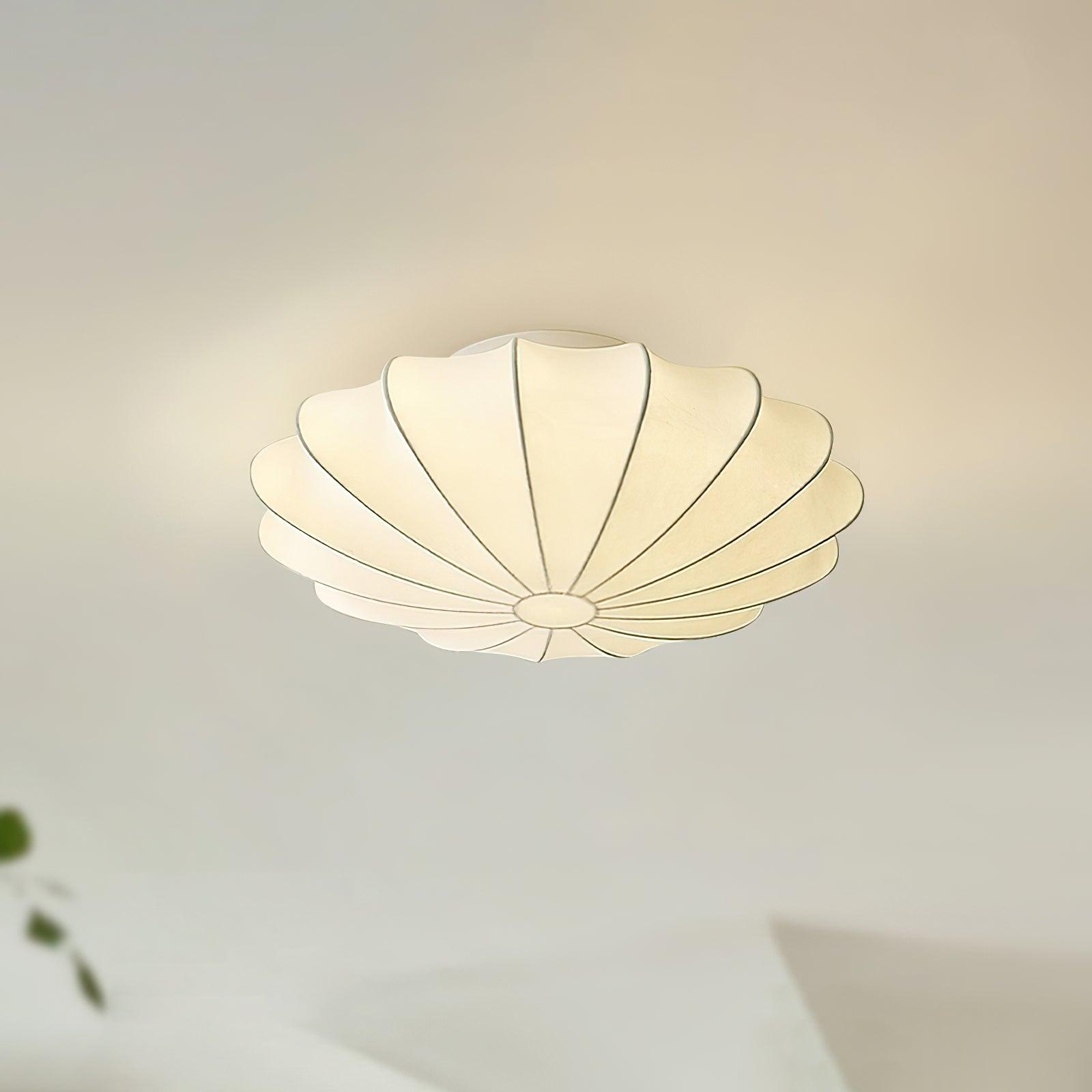 Stylish Shell Fabric Pendant Light - Halri