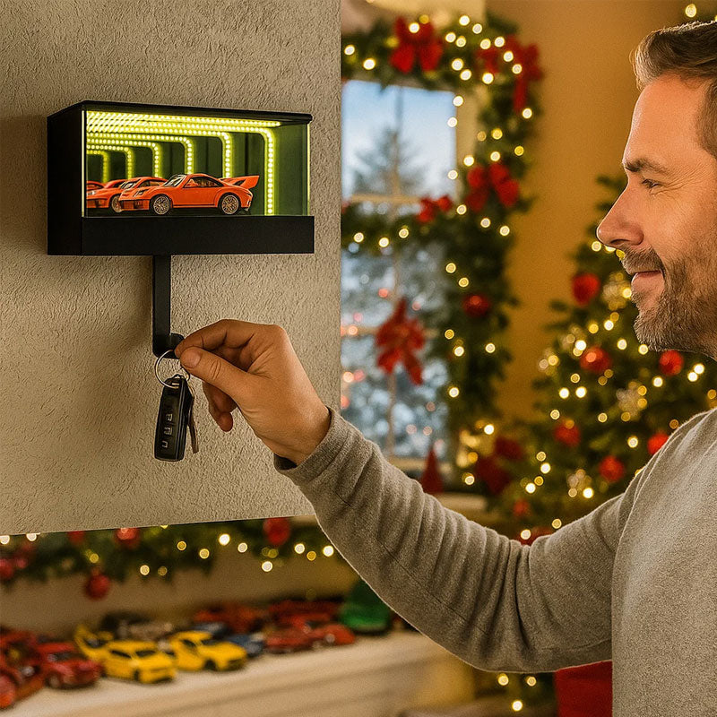 Bright Wall Key Organizer with LED Light Holder - Halri