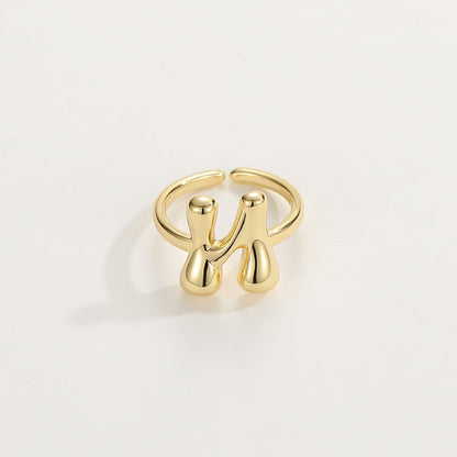 Personalized Fun Alphabet Initial Ring