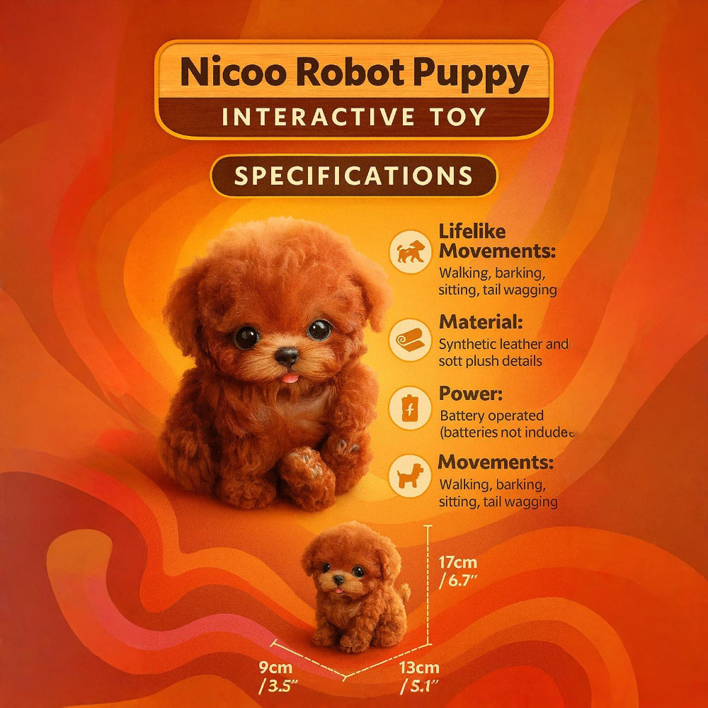 Cuddly Interactive Puppy Toy – Friendly Plush Dog for Children
