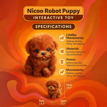 Cuddly Interactive Puppy Toy – Friendly Plush Dog for Children