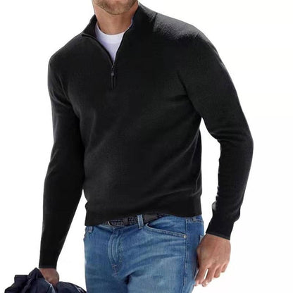 Premium Mens Merino Wool V Neck Sweater