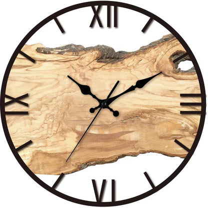 Clear Glass Modern Wall Clock