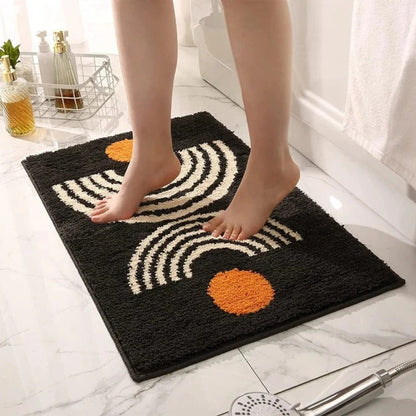 Grip Bathroom Mat, Plush Microfiber, Fast Dry Floor Mat