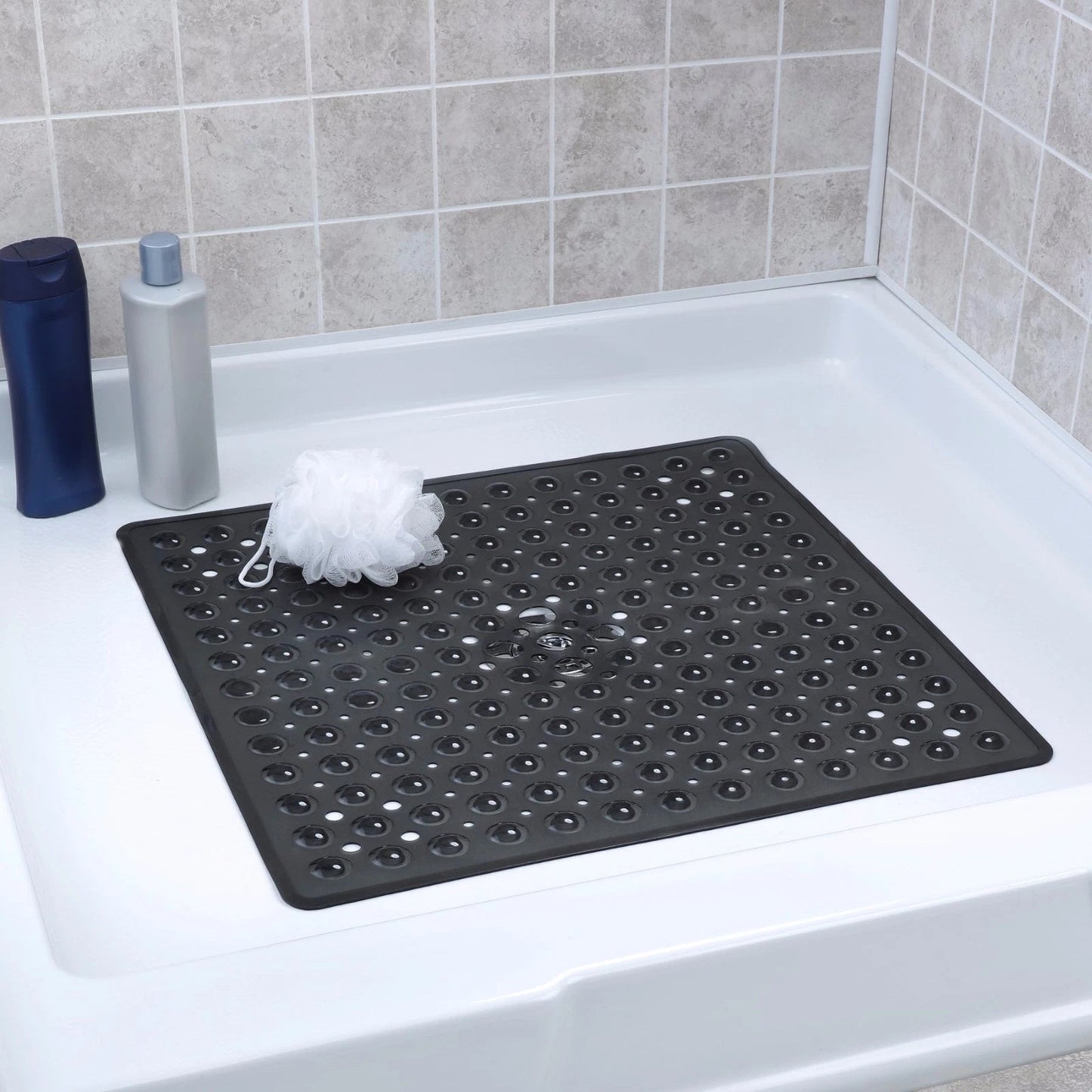 Grip Bathroom Mat with Suction, Waterproof Anti Slip Shower Mat