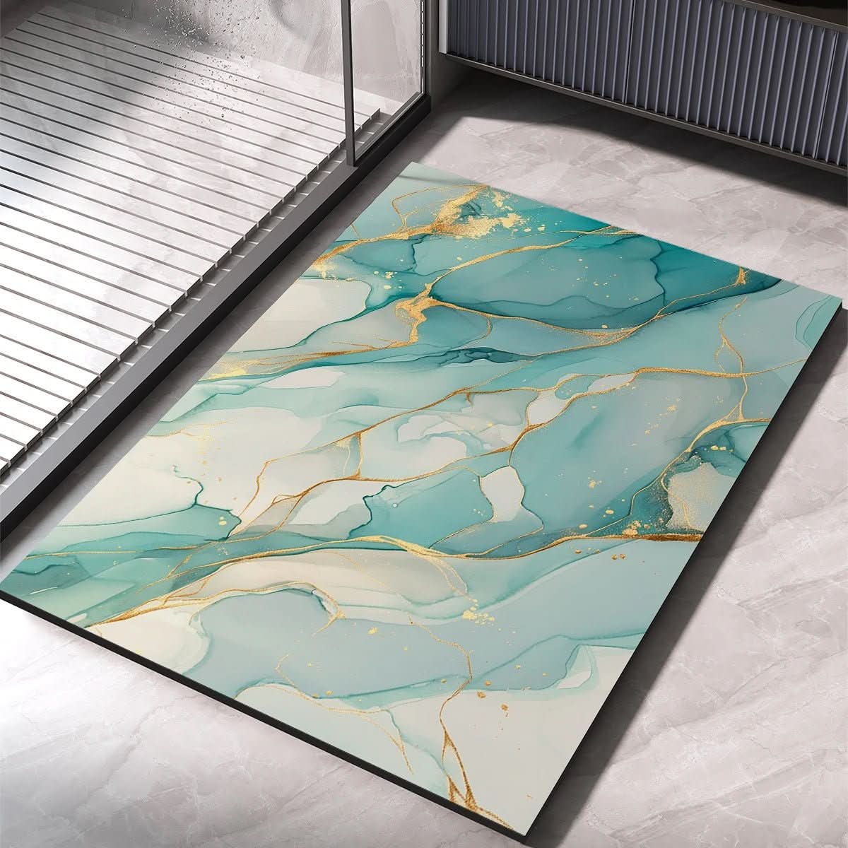 Grip Bath Mat with Natural Rubber for Slip Resistant Floor - Halri