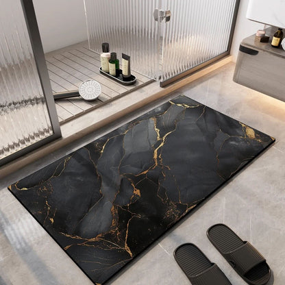 Non-Slip Quick-Drying Bath Mat – Diatom Mud with Natural Rubber for Safe Steps in Bathroom, Kitchen, and Hallway 2