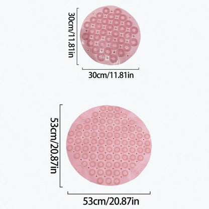 Non-Slip Bath Mat with Drainage & Soft Grip