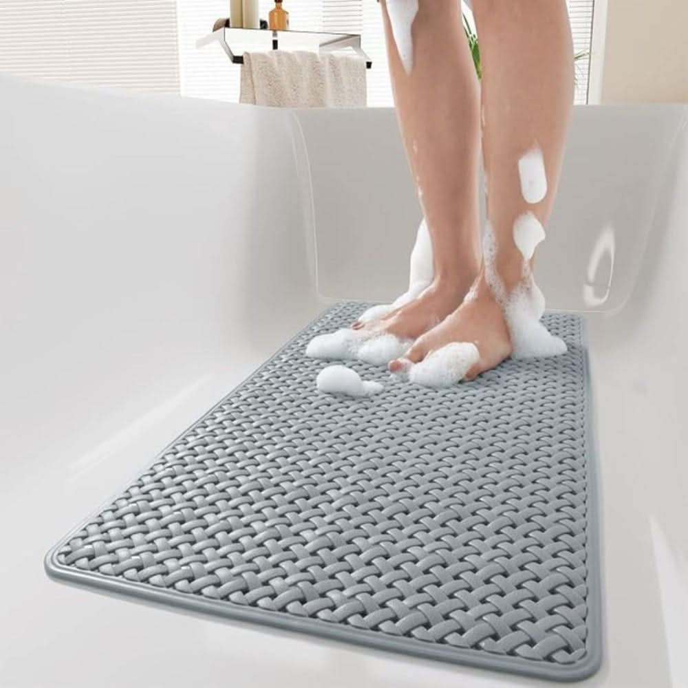 Grip Shower Mat with Suction – Waterproof Anti-Slip Bath Pad - Halri