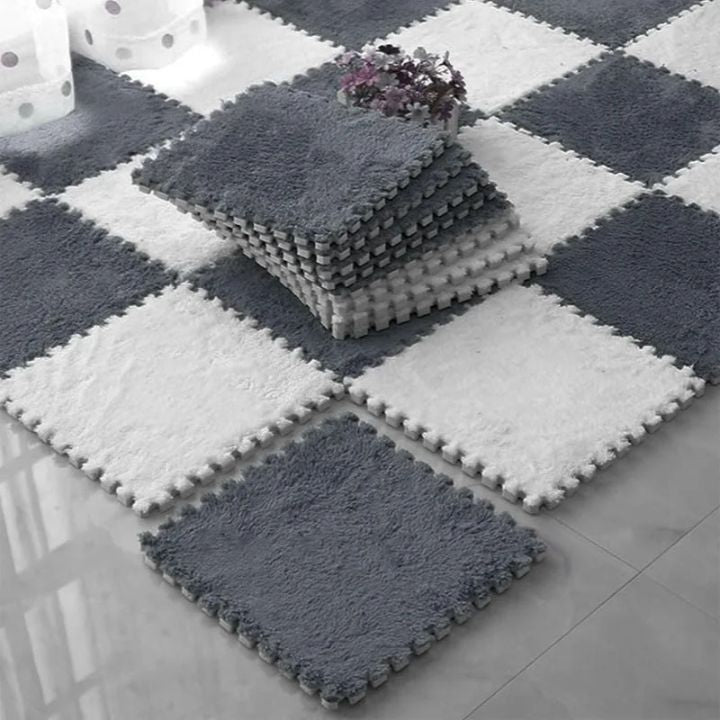 Safe Cushioned Baby Playmat – Durable Interlocking Foam Tiles - Halri