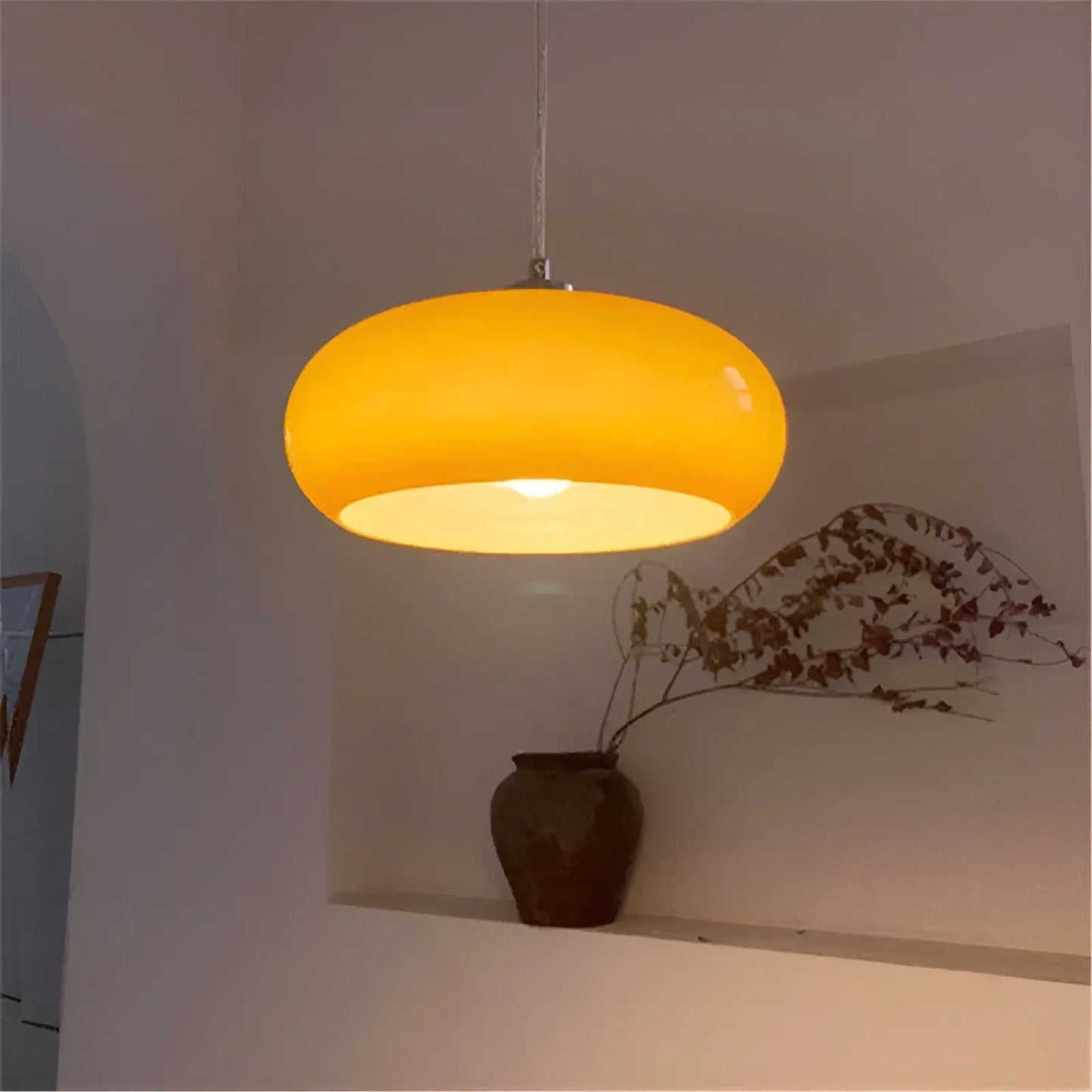 Classic Glass Pendant LED Light Fixture