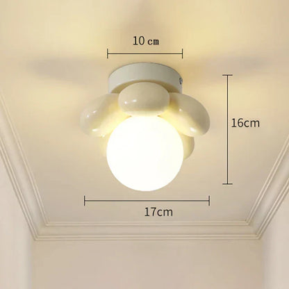 Elegant Floral Glass Pendant Light - Halri