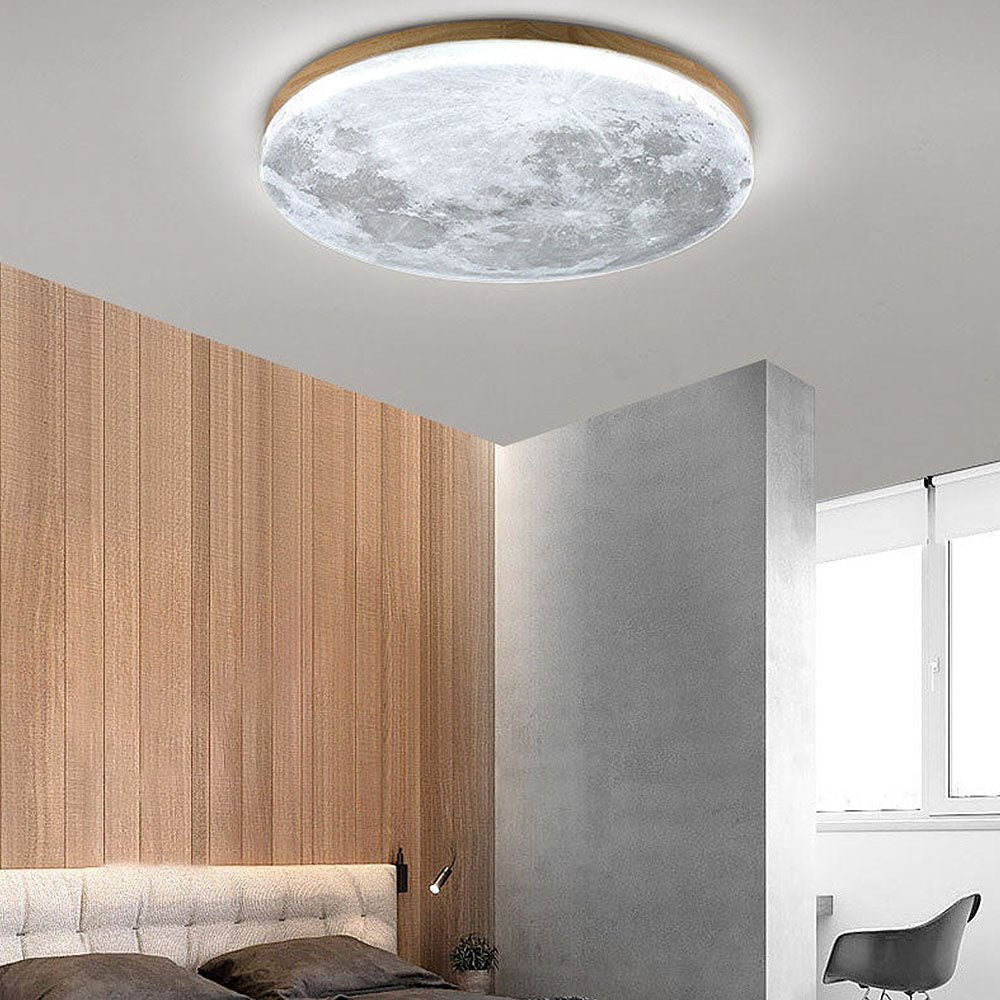 Glowing Moon Style LED Ceiling Light - Halri