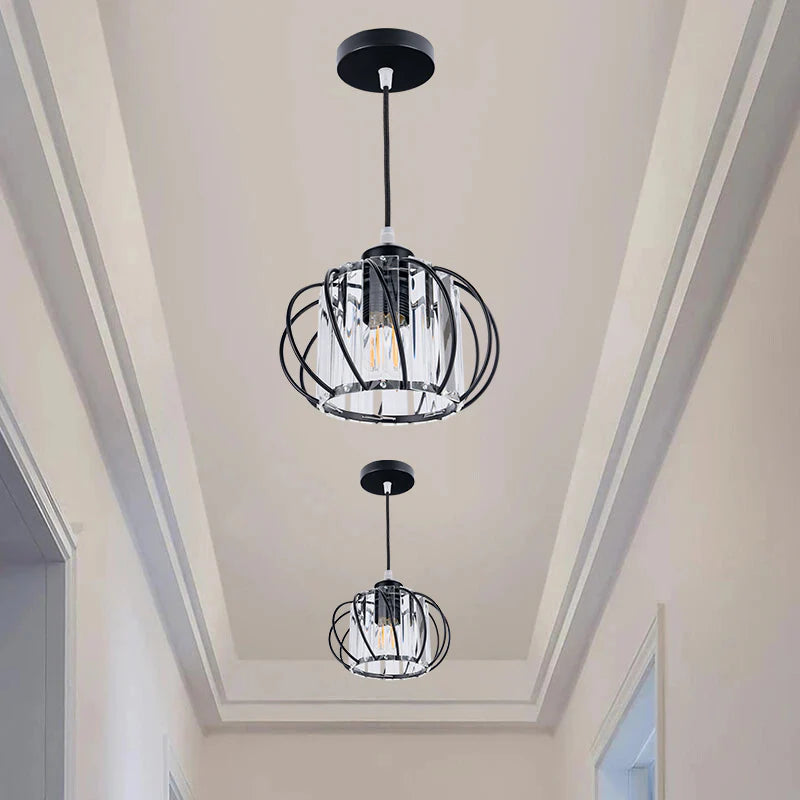 Modern Nordic Simple Globular Glass Pendant Light