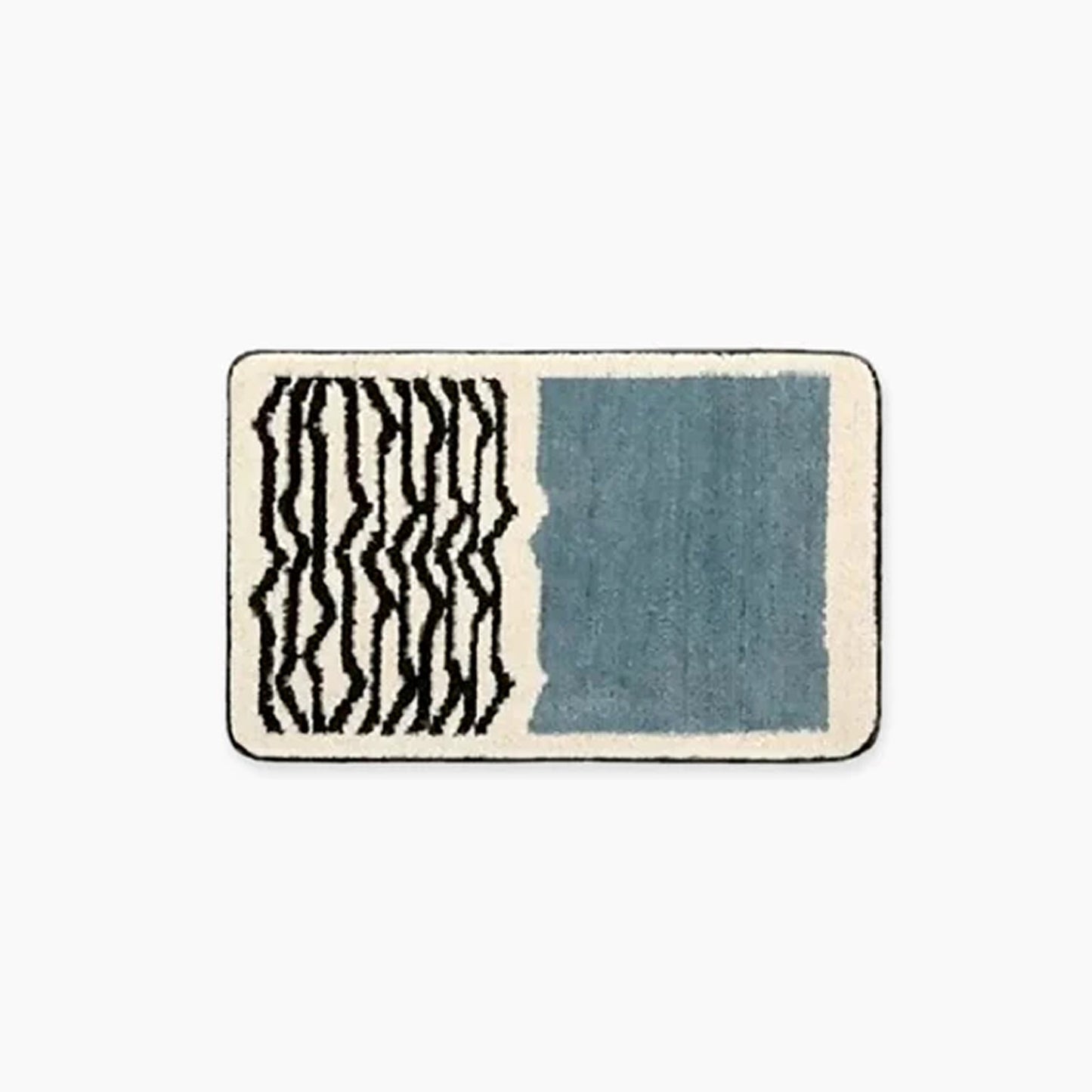 Soft Handmade Bathroom Mat with Unique Pattern