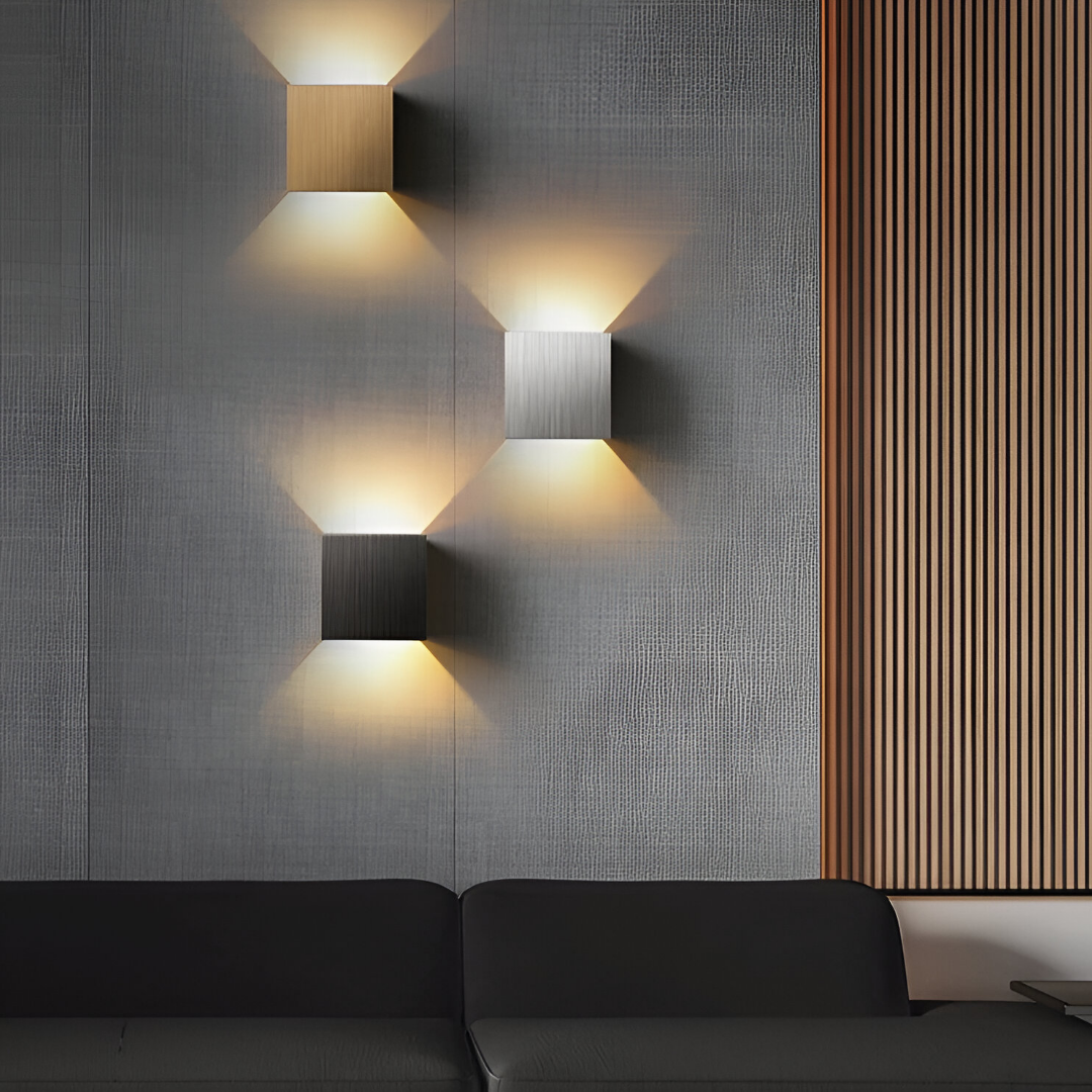 Slim LED Wall Light with USB and Color Change - Halri