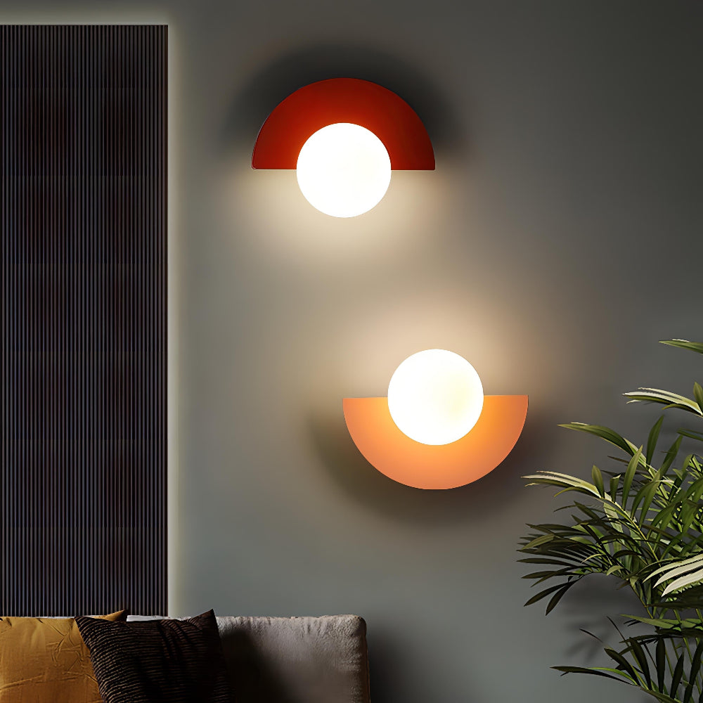 Simple LED Half Moon Wall Light - Halri