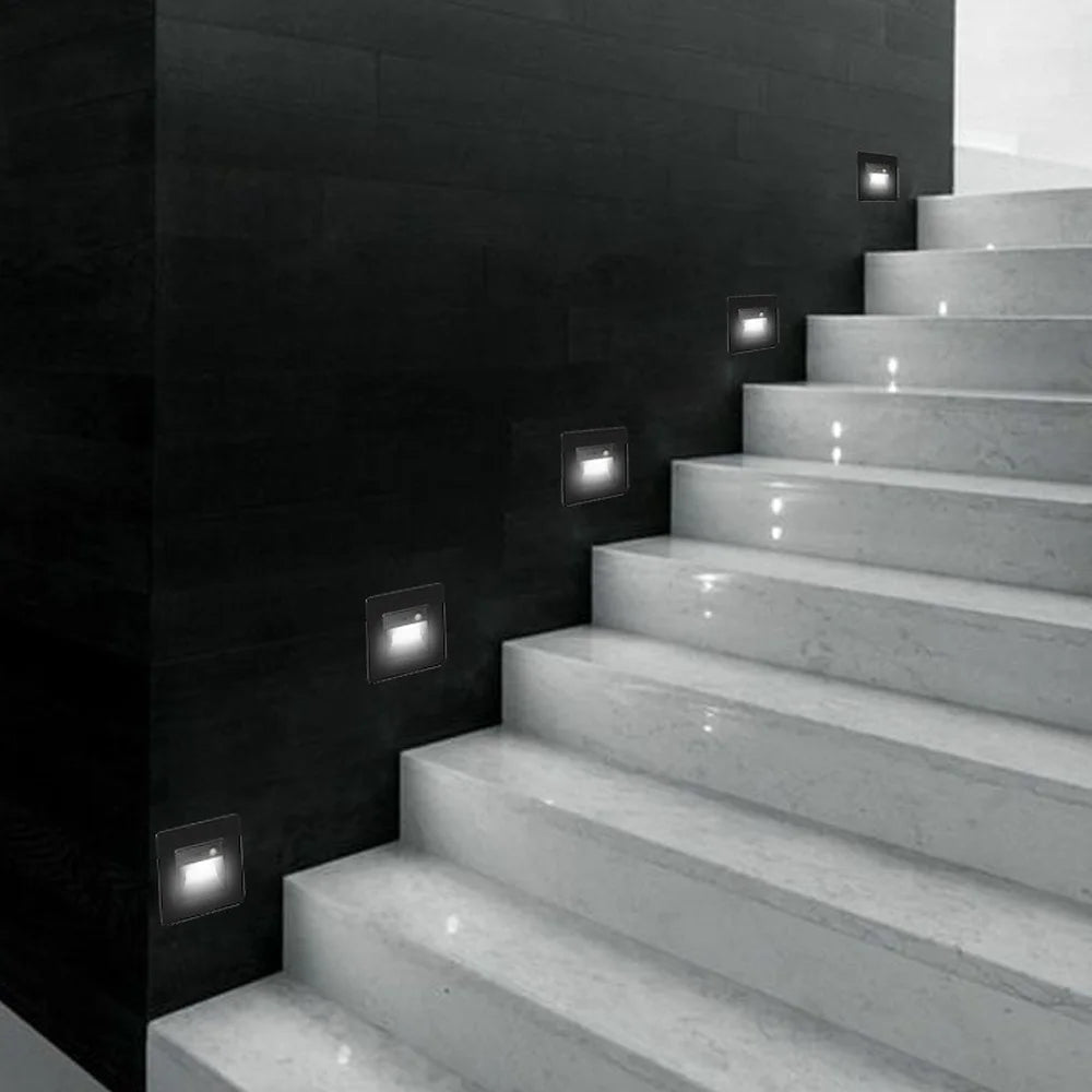Nordic Triangle LED Wall Light – Modern Indoor Wall Lamp in Black, White, or Gold for Ambient Bathroom Lighting 6