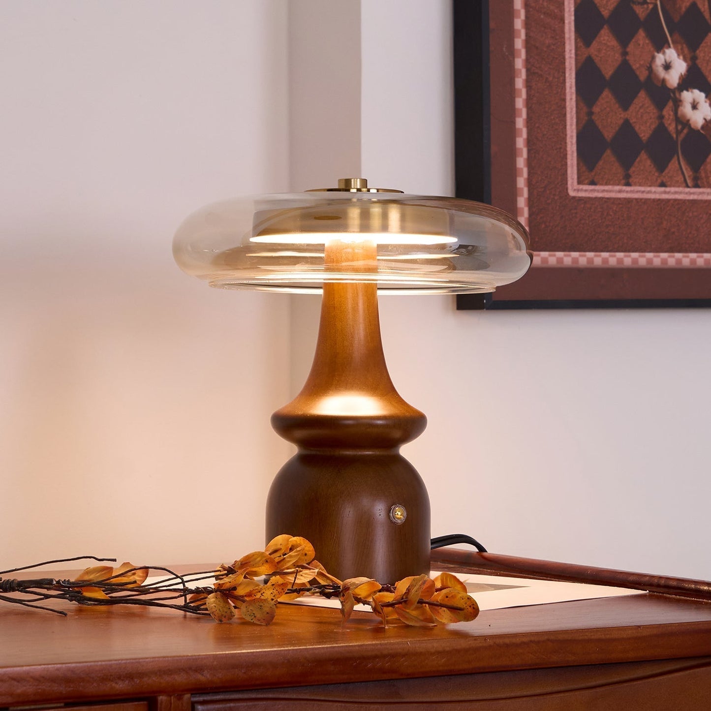 Slim Table Lamp with Simple Elegant Glow - Halri