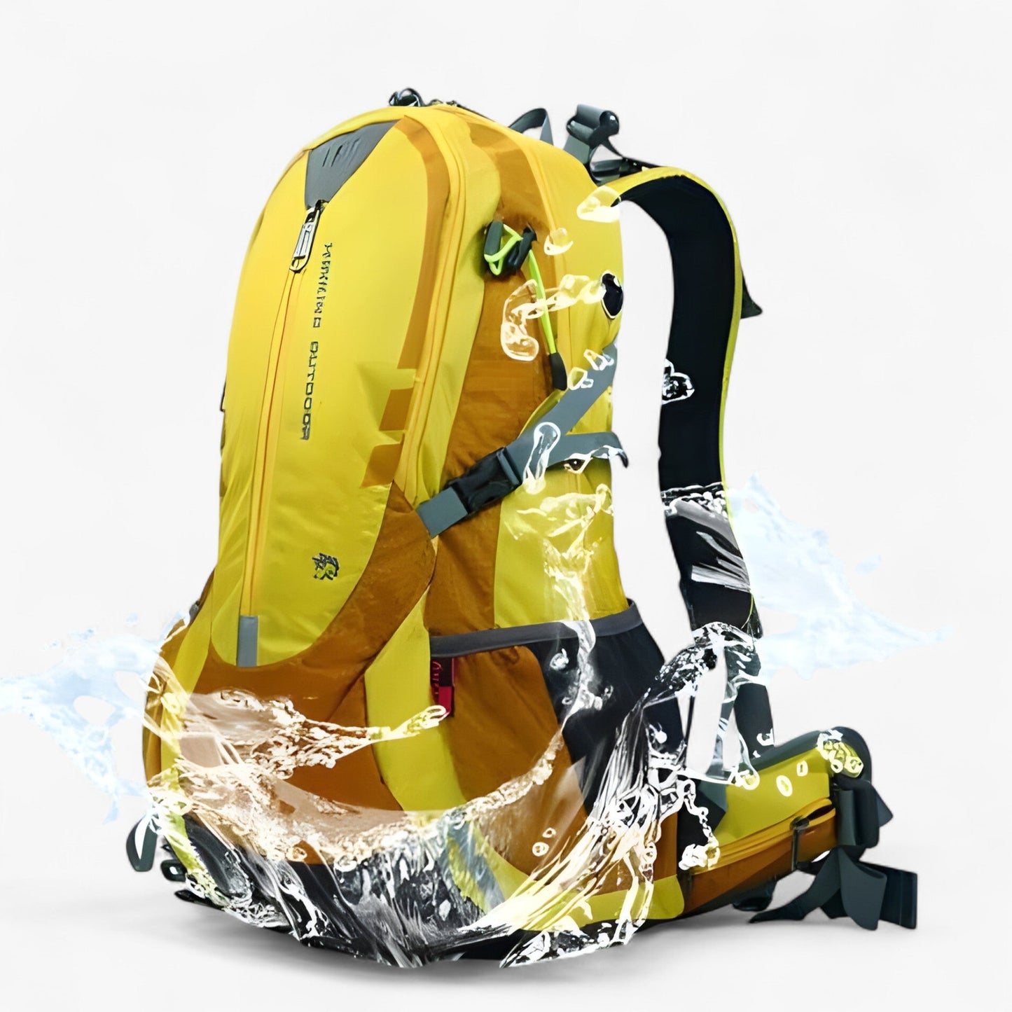 Durable Outdoor Backpack 40L Water Resistant Hiking Bag