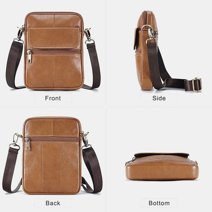 Leather Mens Crossbody Sling Bag