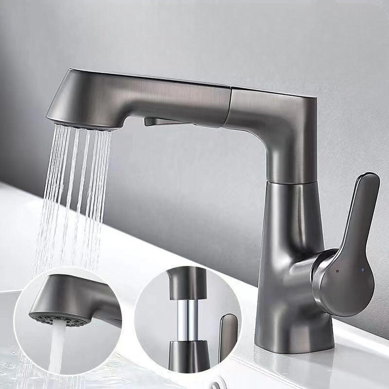 Flexible Bathroom Faucet with Pull Out Shower Head - Halri
