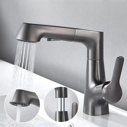 Flexible Bathroom Faucet with Pull Out Shower Head - Halri