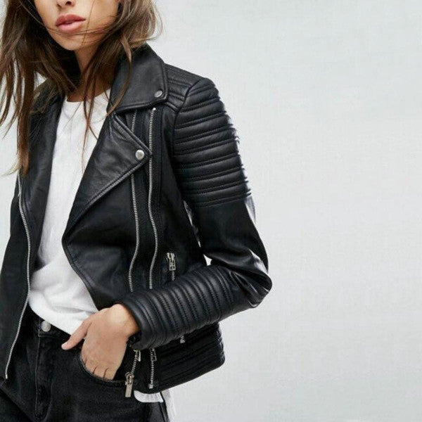 Vintage Style Motorcycle Jacket