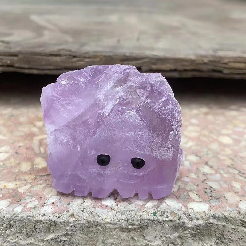 Unique Stone Hedgehog Figurine
