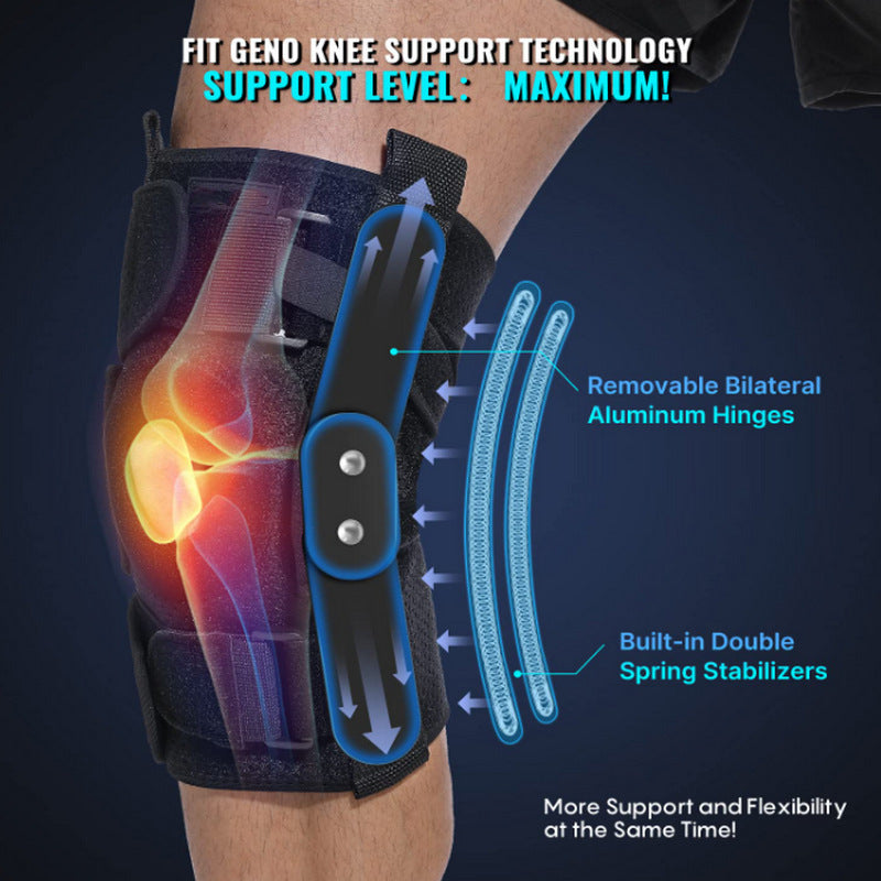 Flexible Hinged Knee Support For Meniscus Injury