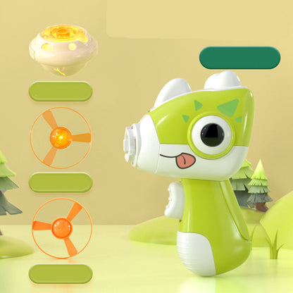 Fun Dinosaur Spin Top and Flying Disc Set