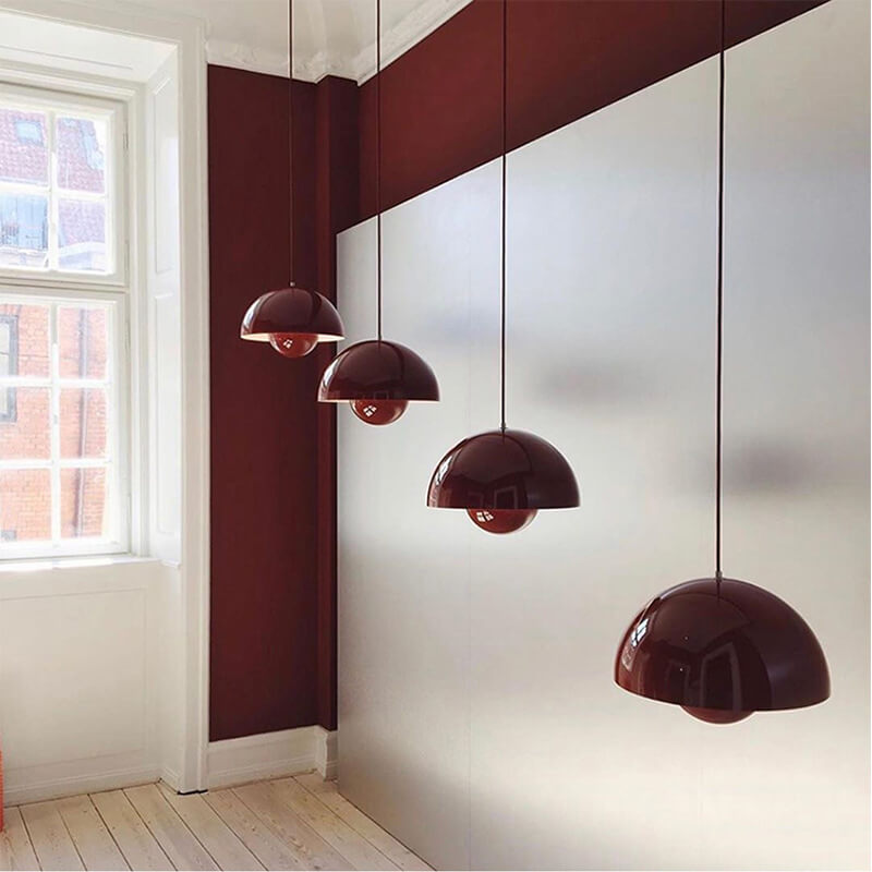 Simple Round Pendant Light Modern Ceiling Fixture