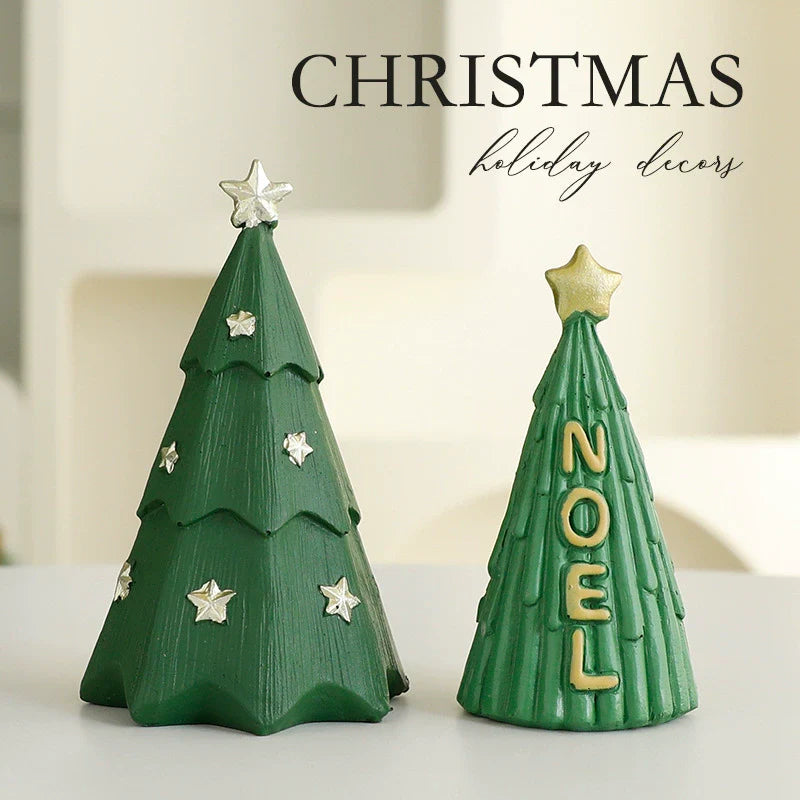 Colorful Miniature Holiday Scene Ornament