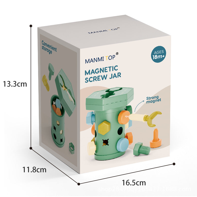 Educational Wooden Kids Screw Toy