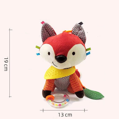 Soft Baby Teething Toy with Rattle and Silicone Teethers